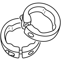 Lock-on clamp rings