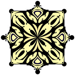 vector illustration of an abstract floral background