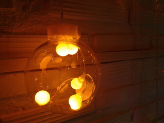 light bulb on the wall