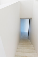 Staircase and doorway of modern house