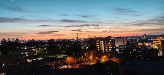 Colourful Skies in a London Sunset