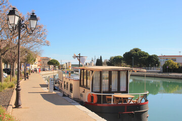 Frontignan, a seaside resort in the Mediterranean sea, Herault, Occitanie, France
