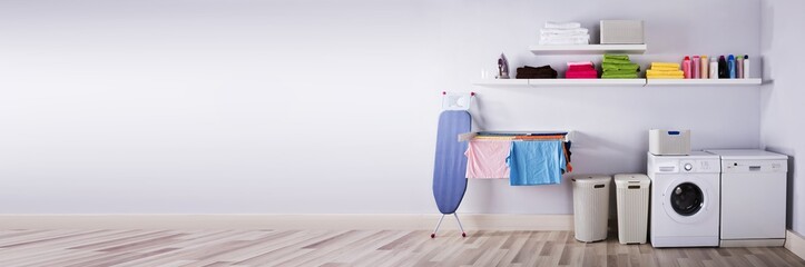 Interior Of Utility Room