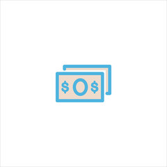 cash money icon flat vector logo design trendy