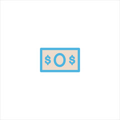 cash money icon flat vector logo design trendy