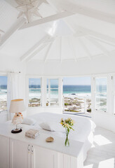 Bedroom overlooking ocean