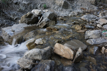 stream in the mountains