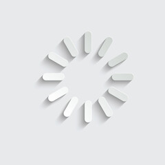 paper Loading  - vector icon