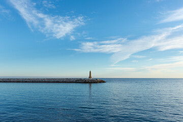 Lighthouse on jetty