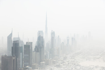 Fototapeta na wymiar View of cityscape, Dubai, United Arab Emirates
