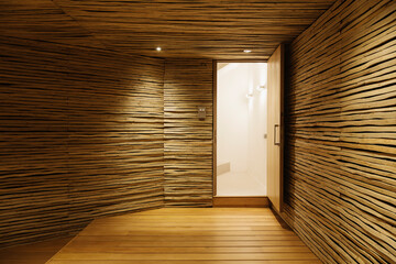 Wooden entry