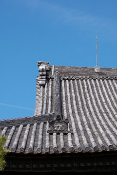 知恩寺の本堂の屋根