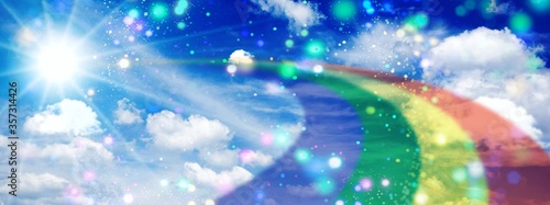 幻想的な夏の空の3dイラスト Poster Posters Wallsheaven K Yu