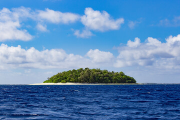 A deserted island in Tonga.