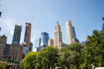 Fototapeta na wymiar Another skyline in New york city