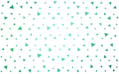 Light Green vector  abstract polygonal template.