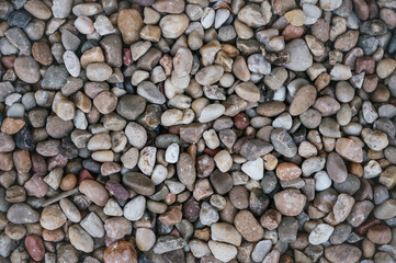 River stones texture, round stones texture.