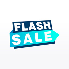 Flash Sale banner template design.Vector illustration.