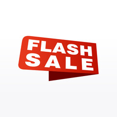 Flash Sale banner template design.Vector illustration.
