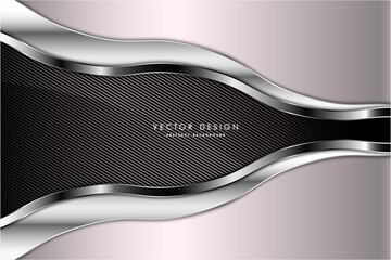  Metallic of pink with dark space modern design vector illustration.