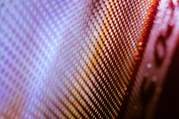 CloseUp LED blurred screen. LED soft focus background. abstract background ideal for design.