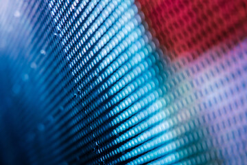 CloseUp LED blurred screen. LED soft focus background. abstract background ideal for design.