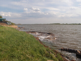 Spring high water on the Irtysh River