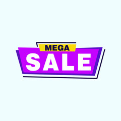 Sale banner template design, Big sale special offer. end of season special offer banner. vector illustration.