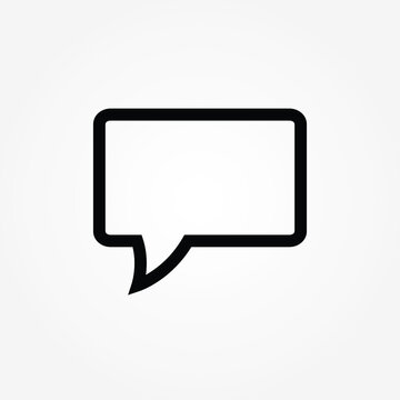 icon buuble, chat, message, talk, comment vector