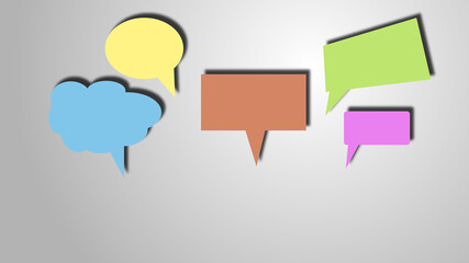  Chat, talk icon  illustration  Communication concept