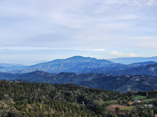 Fototapeta na wymiar Tropical Mountains in Dota, Costa Rica