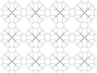 Seamless pattern design with floral background elements, beautiful ornaments