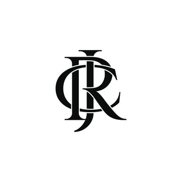 rjc letter original monogram logo design
