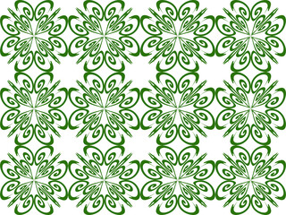 Seamless pattern design with floral background elements, beautiful ornaments