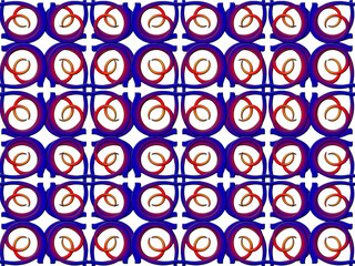 Seamless pattern design with floral background elements, beautiful ornaments