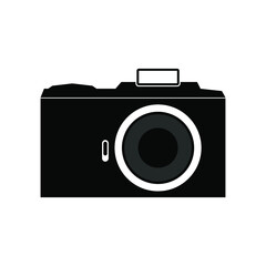 camera icon photography isolated white
