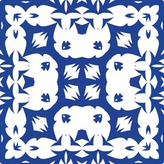 Ornamental azulejo portugal tiles decor.