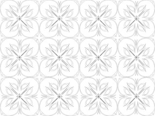 Fototapeta premium Seamless pattern design with floral background elements, beautiful ornaments