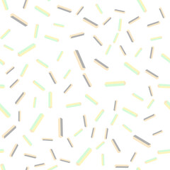 Light Green, Yellow vector seamless, isometric template with repeated sticks.