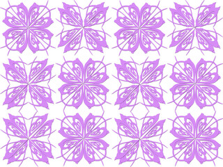 Seamless pattern design with floral background elements, beautiful ornaments