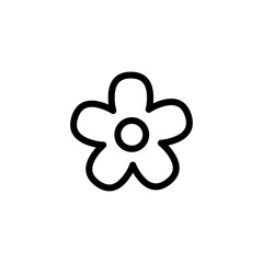 flower icon line art design