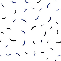 Dark BLUE vector seamless pattern with lines.