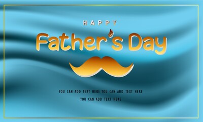 Happy Father’s Day greeting Card Father's Day poster or banner template .Promotion and shopping template for Father's Day.Vector illustration EPS10
