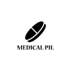 Pill Icon Vector design Template