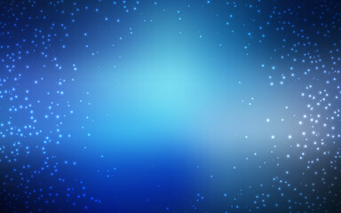 Light BLUE vector layout with cosmic stars.