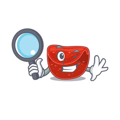 cartoon picture of meatloaf Detective using tools