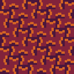 Clear geometric forms. Abstract vector seamless pattern.