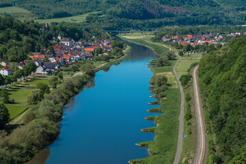 Der Weserskywalk bei Bad Karlshafen
