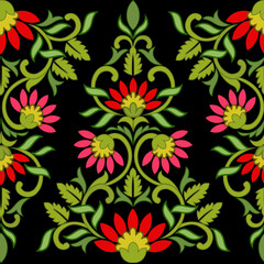 seamless pattern with flowers