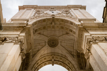 The Maribel arch in the center of Lisbon